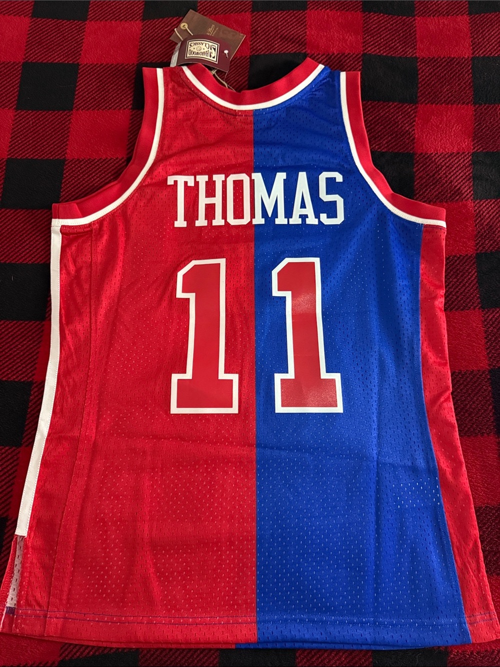 Detroit Pistons #11 Isiah Thomas 1988-89 Mitchell & Ness NBA Hardwood Jersey